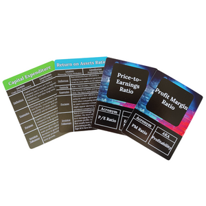 Financial Statements and Investing Reference/Flash Cards - Wall Street Merch